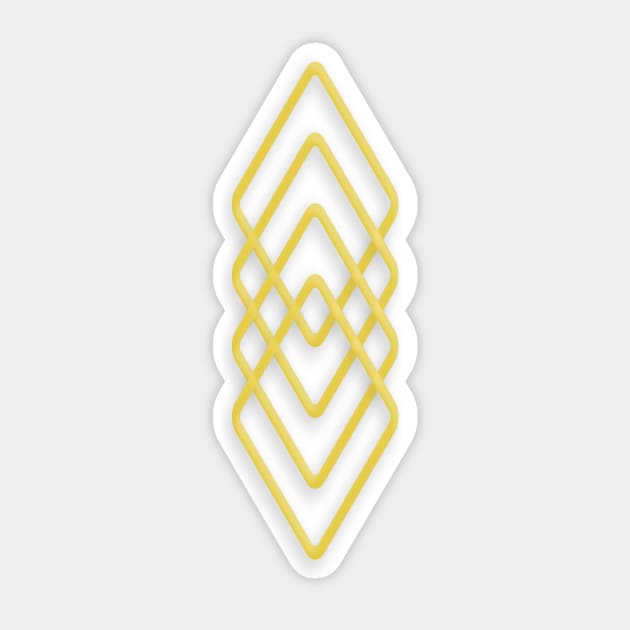 Gold Diamonds Sticker by astrellonart